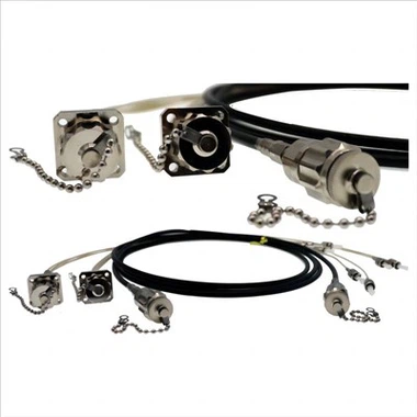 Conjunto de conector de fibra óptica resistente a altas temperaturas